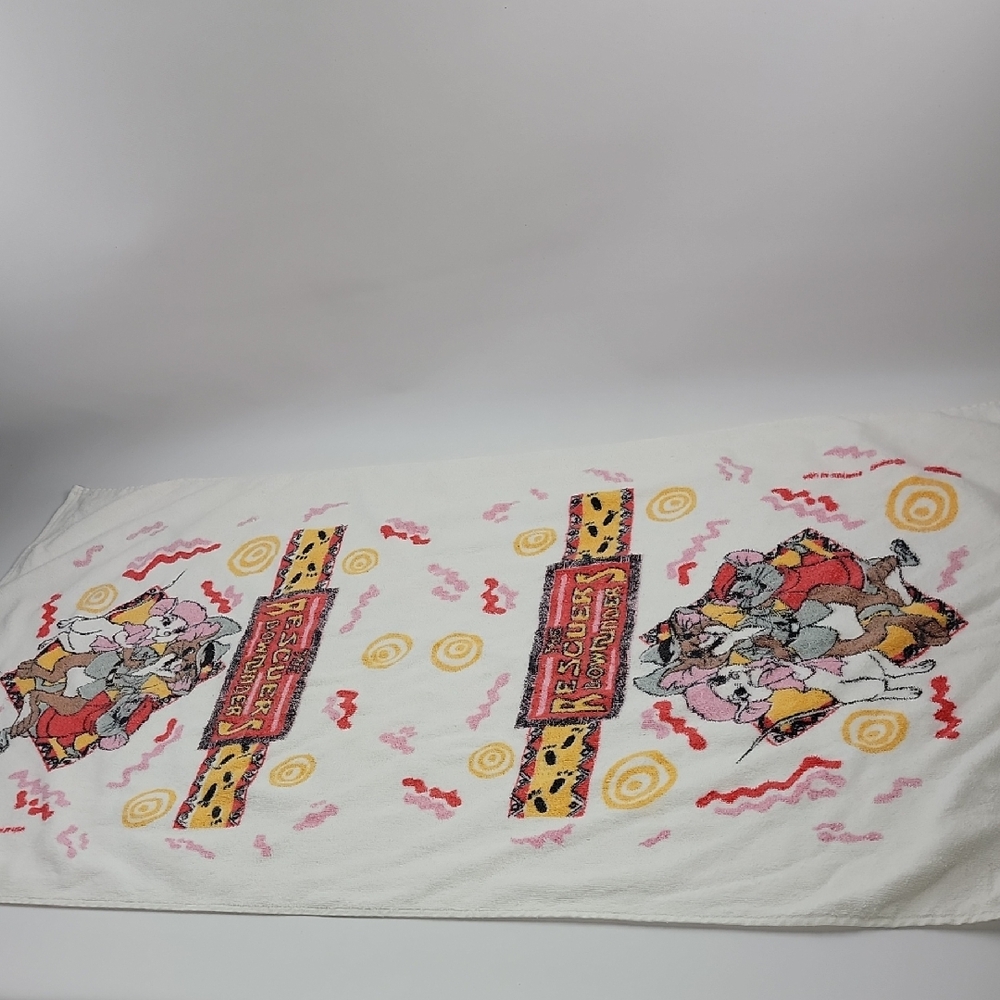 The Rescuers Down Under Beach Bath Towel Vintage 90s